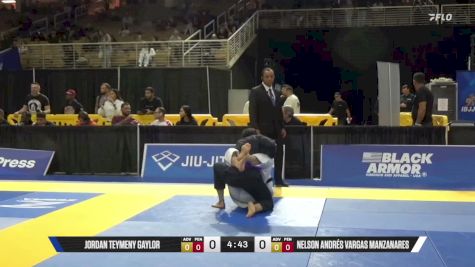 Nelson Andrés Vargas Manzanares vs Jordan Teymeny Gaylor 2026 Pan Jiu Jitsu IBJJF Championship