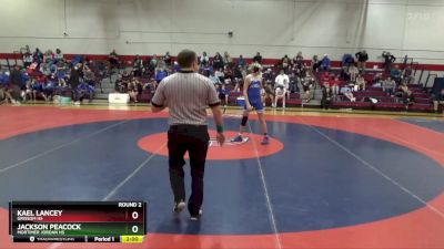 132 lbs Round 2 - Jackson Peacock, Mortimer Jordan HS vs Kael Lancey, Grissom Hs