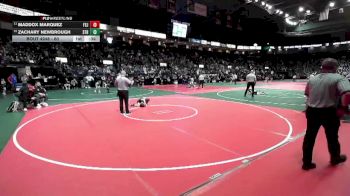 60 lbs Cons. Semi - Maddox Marquez, FSJ3 vs Zachary Newbrough, STR1