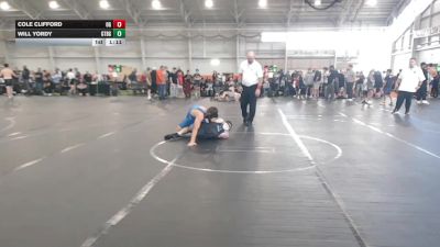 132 lbs Round 5 (8 Team) - Will Yordy, Gettysburg vs Cole Clifford, Ohio Gold