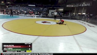 80 lbs 1st Place Match - Micah Pettis, Team Aggression Wrestling Club vs Ace Carpio, Federal Way Spartans Wrestling