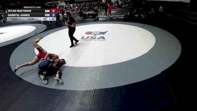 132 lbs Dylan Matthews, NAWA - North Area Wrestling Association vs Gabryel Juarez, KCWA - Kern County Wrestling Association