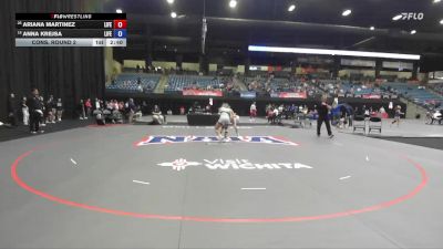 124 lbs Cons. Round 2 - Anna Krejsa, Life vs Ariana Martinez, Life