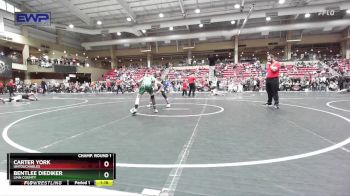 110 lbs Champ. Round 1 - Carter York, Untouchables vs Bentlee Diediker, Linn County