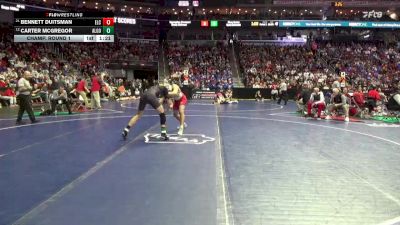 2A-157 lbs Champ. Round 1 - Bennett Duitsman, Estherville Lincoln Central vs Carter McGregor, Algona