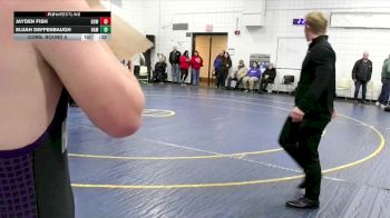 165 lbs Cons. Round 5 - Elijah Deffenbaugh, Hamburg vs Jayden Fish, Gowanda