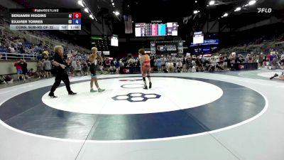 126 lbs Cons. Sub-rd Of 32 - Benjamin Higgins, AZ vs Exavier Torres, KS