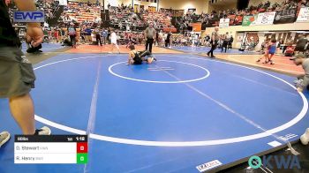 80 lbs Semifinal - Daxton Stewart, Vian Wrestling Club vs Rylan Henry, Brushy Wrestling Club