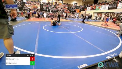 80 lbs Semifinal - Daxton Stewart, Vian Wrestling Club vs Rylan Henry, Brushy Wrestling Club