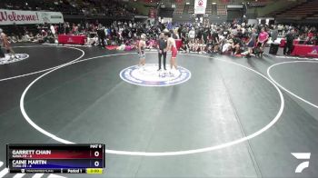 132 lbs Round 4 (16 Team) - Garrett Chain, NAWA-FR vs Caine Martin, TCWA-FR