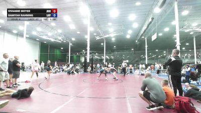 118 lbs Rr Rnd 9 - Vivianne Moyer, Journeymen Wrestling - Girls vs Samiyah Rahming, Lady Assassins