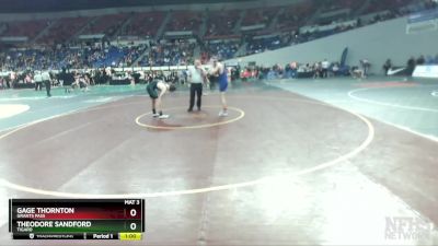 6A-144 lbs Cons. Round 2 - Theodore Sandford, Tigard vs Gage Thornton, Grants Pass
