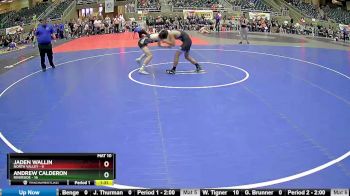 134 lbs Round 1 (4 Team) - Jaden Wallin, North Valley vs Andrew Calderon, Riverside