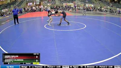 134 lbs Round 1 (4 Team) - Jaden Wallin, North Valley vs Andrew Calderon, Riverside