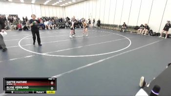 136 lbs Round 1 (4 Team) - Hattie Mathre, Byron vs Elyse Versland, Hastings