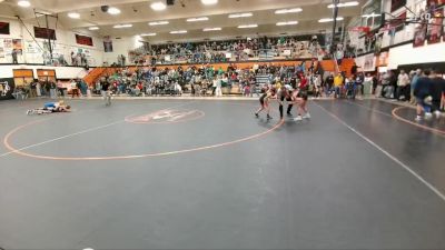 70-74 lbs Round 2 - Roslyn Wiechmann, Worland Middle School vs Harper Tatom, Powell Middle School