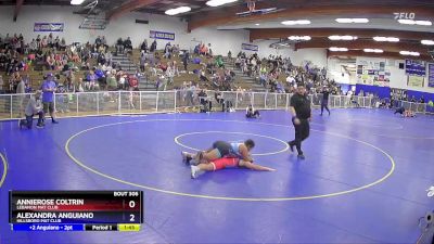 140+ Round 1 - Annierose Coltrin, Lebanon Mat Club vs Alexandra Anguiano, Hillsboro Mat Club