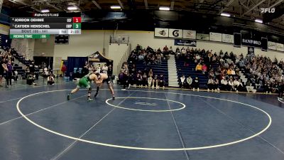 141 lbs 5th Place Match - Cayden Henschel, Wisconsin-Parkside vs Jordon Oehme, Sioux Falls