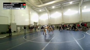 144 lbs Champ. Round 2 - Jace Wootton, Westlake vs Creedyn Nyberg, Union