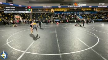 144 lbs Champ. Round 2 - Roger Flege, La Crosse Aquinas vs Jet Millison, Basehor-Linwood HS