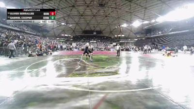 Boys 3A 165 lbs Champ. Round 2 - Oliver Serralles, Ingraham vs Gabriel Cooper, Evergreen (Vancouver)