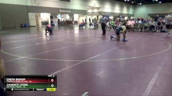 170 lbs Round 1 (6 Team) - Cheya Bishop, Charlie`s Angels-IL Pnk vs Cadence Lyons, Big Money Movin