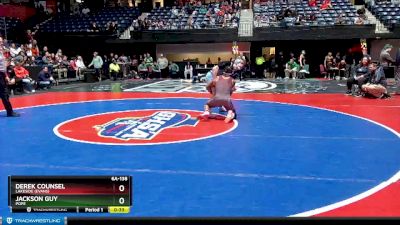 6A-138 lbs Cons. Round 3 - Derek Counsel, Lakeside (Evans) vs Jackson Guy, Pope