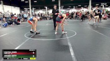 130 lbs Round 2 (4 Team) - Colton Jones, Rebellion vs Hayden Smith, NC National Team
