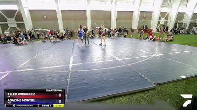 112 lbs Quarterfinal - Tyler Rodriguez, UT vs Adalyne Montiel, WA