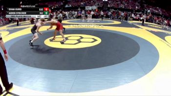 D2-165 lbs 3rd Place Match - Evan Ours, Beaver Local vs Aiden Stecker, Salem