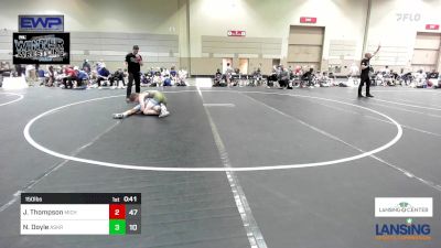 150 lbs Rr Rnd 2 - Jacob Thompson, Michigan Premier WC - (A) vs Nevan Doyle, Askren Wrestling Academy - (C)