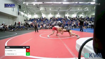 119 lbs Quarterfinal - George Hulsey, Team Tulsa Wrestling Club vs Conner McEntire, Keystone Kids Wrestling Club