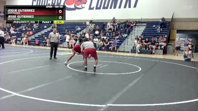 159-161 lbs Round 4 - Josue Gutierrez, Unattached vs Jesse Gutierrez, Unattached