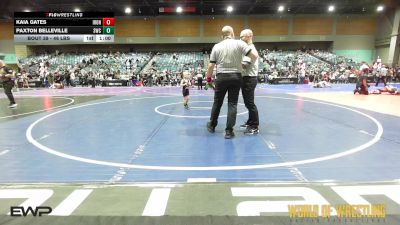 46 lbs Consi Of 8 #2 - Kaia Gates, Iron Faith Wrestling vs Paxton Belleville, Shelton Wrestling Club