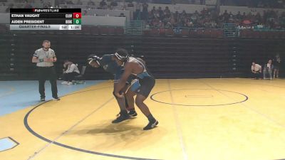 190 lbs Quarterfinal - Ethan Vaught, Clover vs Aiden President, Berkeley