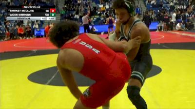 141 lbs Semifinal - Aiden Simmons, Cal Poly vs Smokey McClure, Unattached-UVU