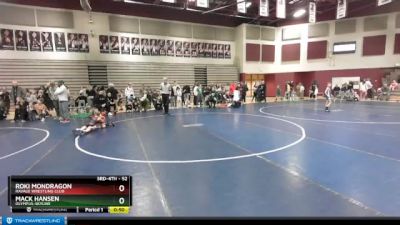 52 lbs Quarterfinal - Roki Mondragon, Ravage Wrestling Club vs Mack Hansen, Olympus-Skyline