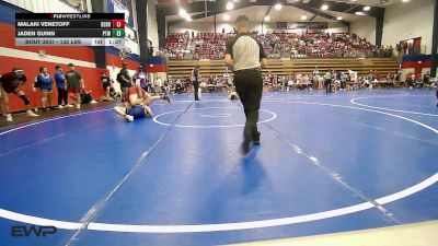 132 lbs Quarterfinal - Malaki Venetoff, Berryhill High School vs Jaden Guinn, Pryor Tigers Wrestling
