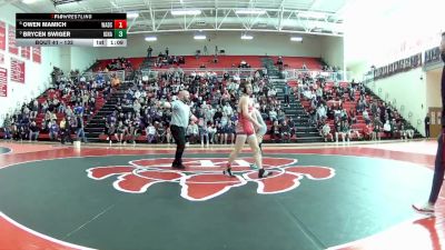 132 lbs Quarterfinal - Brycen Swiger, Cle. St. Ignatus vs Owen Mamich, Wadsworth