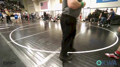 120 lbs Quarterfinal - Jackson Smith, Tahlequah Wrestling Club vs Rye Davis, Honey Badgers Wrestling Club