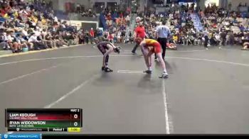 106 lbs Cons. Round 3 - Ryan Widdowson, Boys` Latin School vs Liam Keough, Calvert Hall College