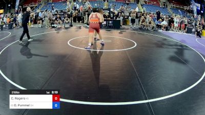 215 lbs Rnd Of 64 - Cole Rogers, KS vs Owen Pummel, OH