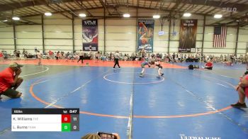 65 lbs Rr Rnd 3 - Kaeden Williams, The Wrestling Mill vs Lincoln Burns, Team Bro Blue