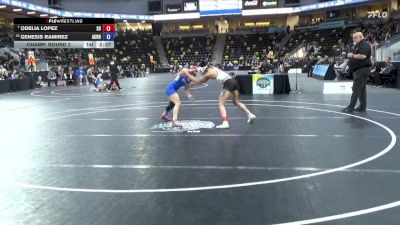 103 lbs Champ. Round 2 - Odelia Lopez, Schreiner University vs Genesis Ramirez, Aurora
