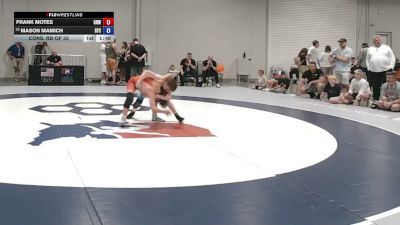 48 kg Cons. Rd Of 32 - Frank Motes, Gold Rush Wrestling vs Mason Mamich, Seasons Freestyle Club
