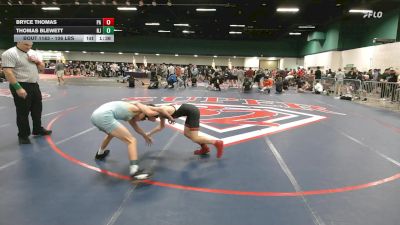 106 lbs Consi Of 16 #2 - Bryce Thomas, PA vs Thomas Blewett, NJ