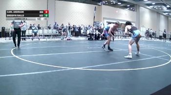 132 lbs Consi Of 4 - Carl Andrade, Iron Forge WC vs Breidyn Ralls, Aces Wr Ac