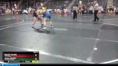 138 lbs Quarterfinal - Ryen Hickey, Team Colorado vs Haley Glade, Team Iowa