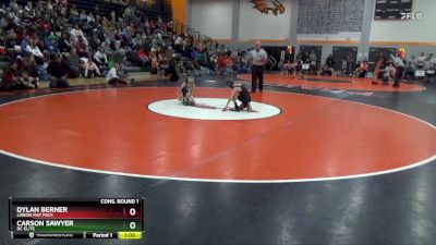 B-8 lbs Cons. Round 1 - Dylan Berner, Lisbon Mat Pack vs Carson Sawyer, DC Elite