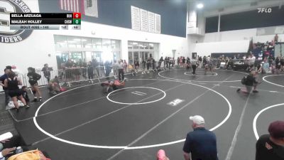 140 lbs Cons. Semi - Maleah Holley, Chaparral High School Wrestlin vs Bella Arzuaga, Redondo Union HS